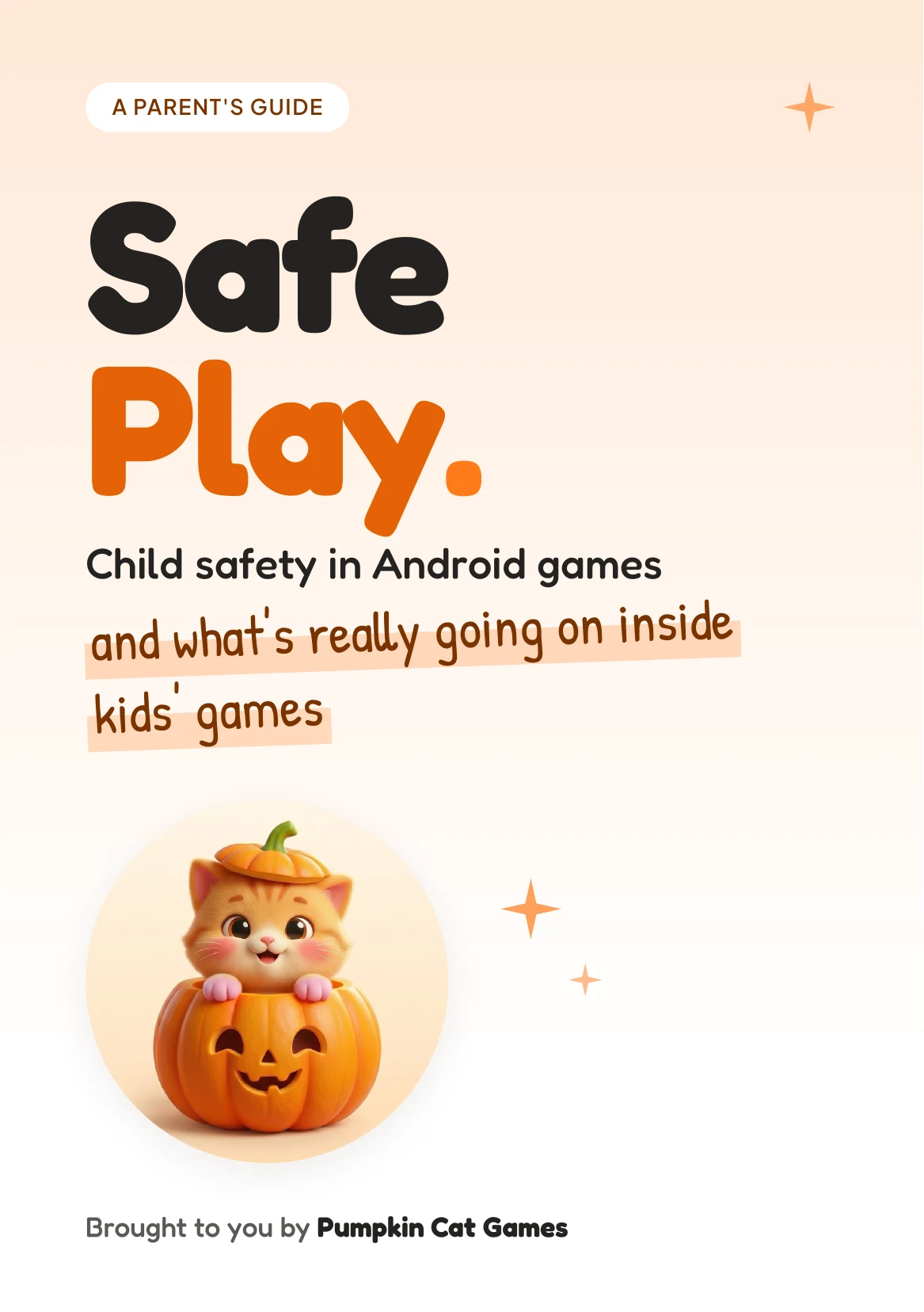 Cover of the Safe Play parent's guide