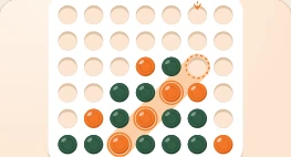 Four in a Row gameplay illustration